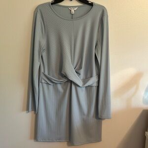 Baby blue -Midi dress